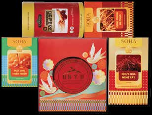 Hộp quà Tết Đào Gấm Cát Tường - Set 2